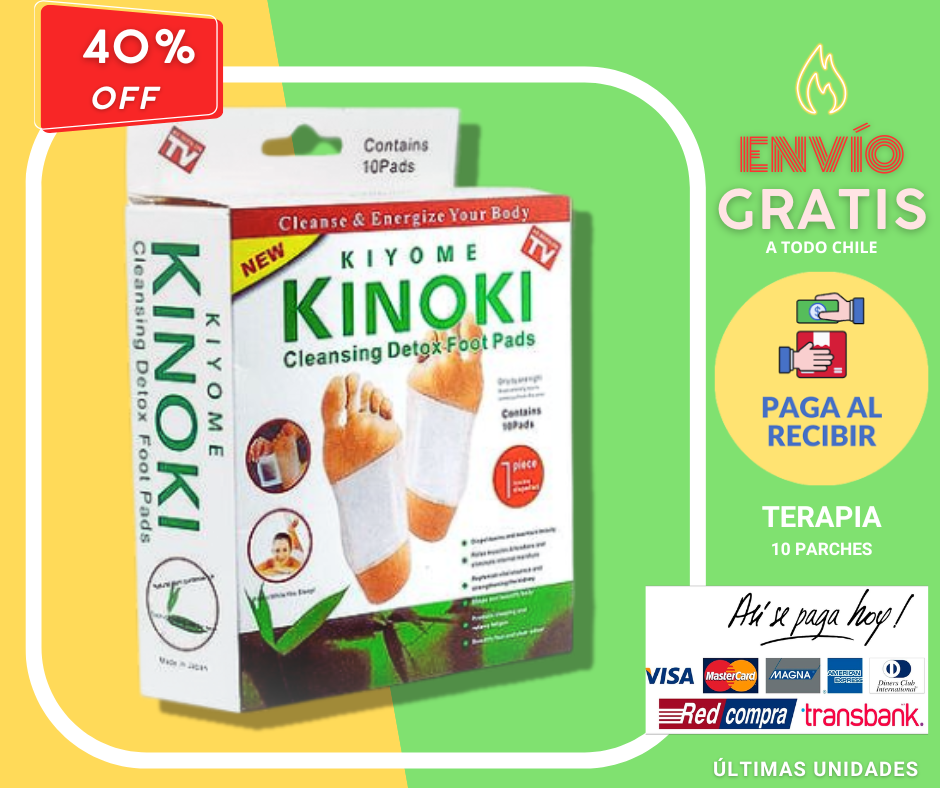 10 Parches Desintoxicantes Kinoki