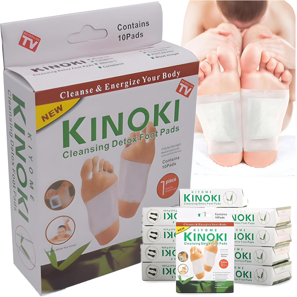 Promo 3 Packs Parche Kinoki 30 Unds